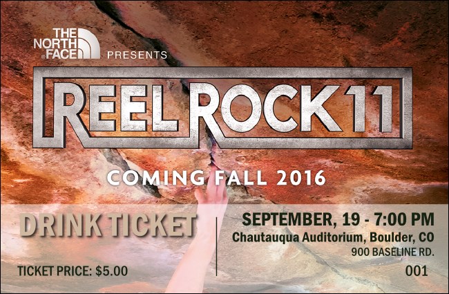 Reel Rock 11 Drink Ticket