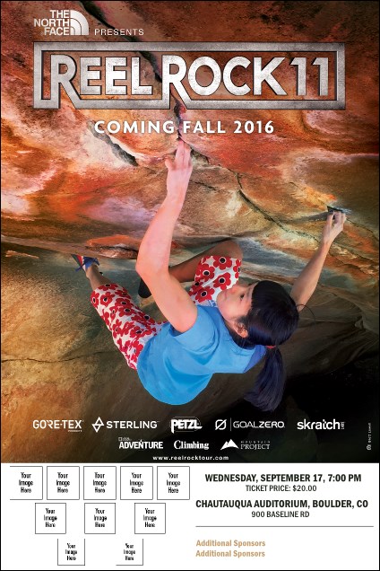 Reel Rock 11 Poster (10 images, tiered)